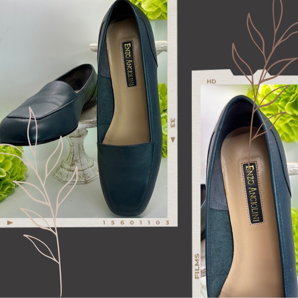 Enzo Angiolini Liberty Flat Slip-on Loafer Navy Blue